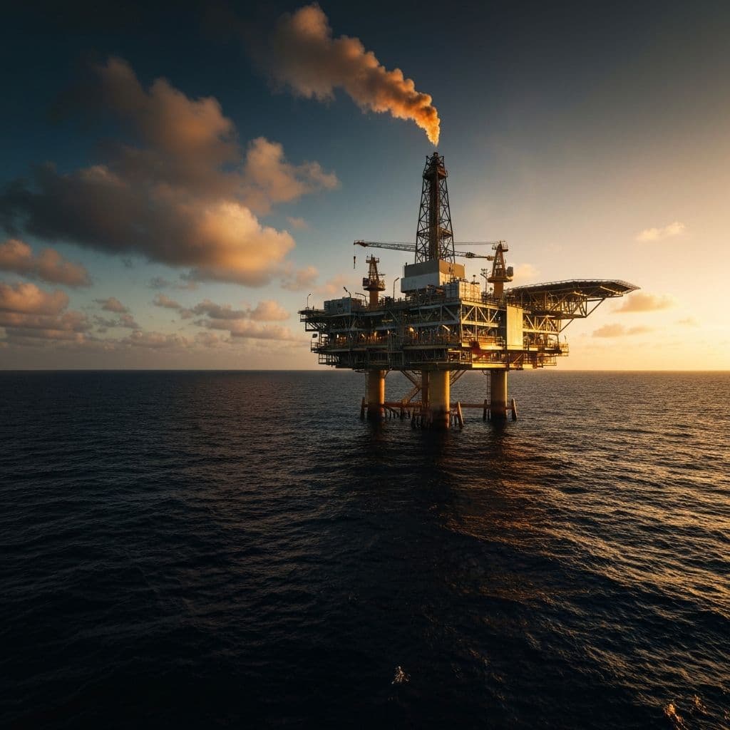 Plateforme petroliere offshore
