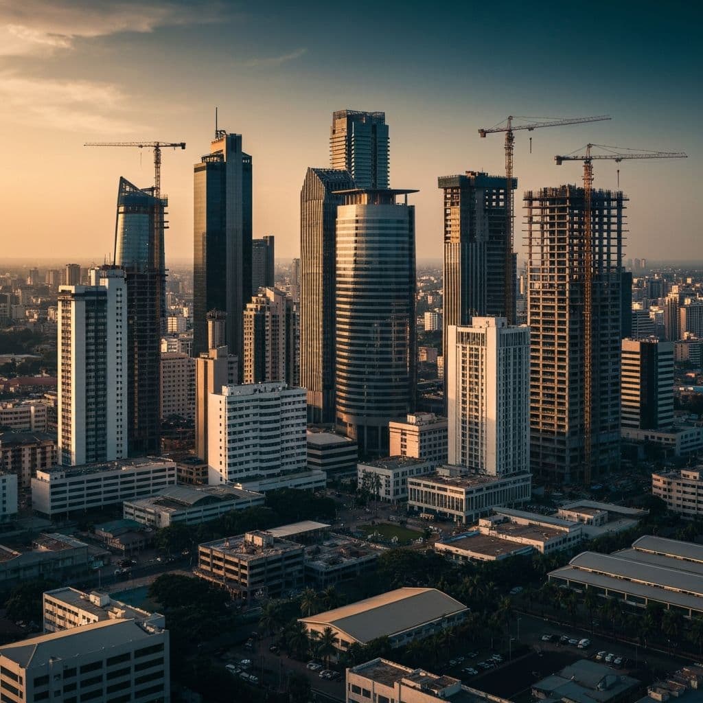 Ville moderne en developpement